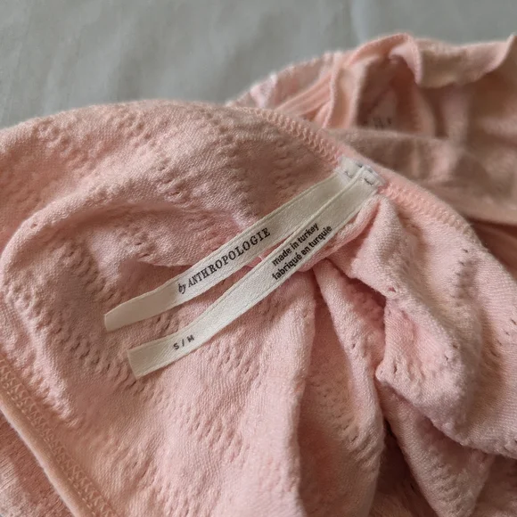 Anthropologie Sleepwear Light Pink Lace Bralette And Bloomers - Picture 11 of 11